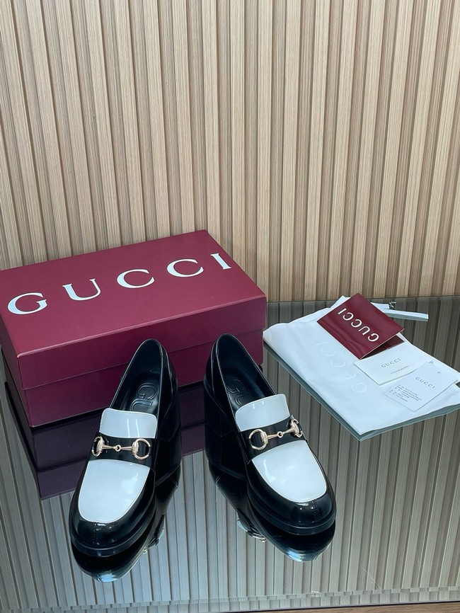 Gucci Womens heeled loafer with Horsebit 45109-1