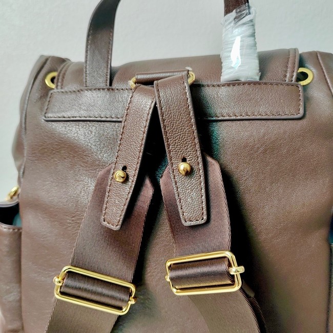 Prada Small Re-Nylon backpack 2VZ080 brown