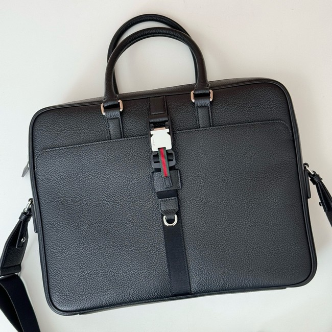 Gucci leather tote bag 816757 black