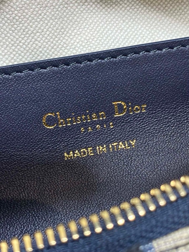 Dior Medium D-Dream Bag Oblique Jacquard M6323UU blue