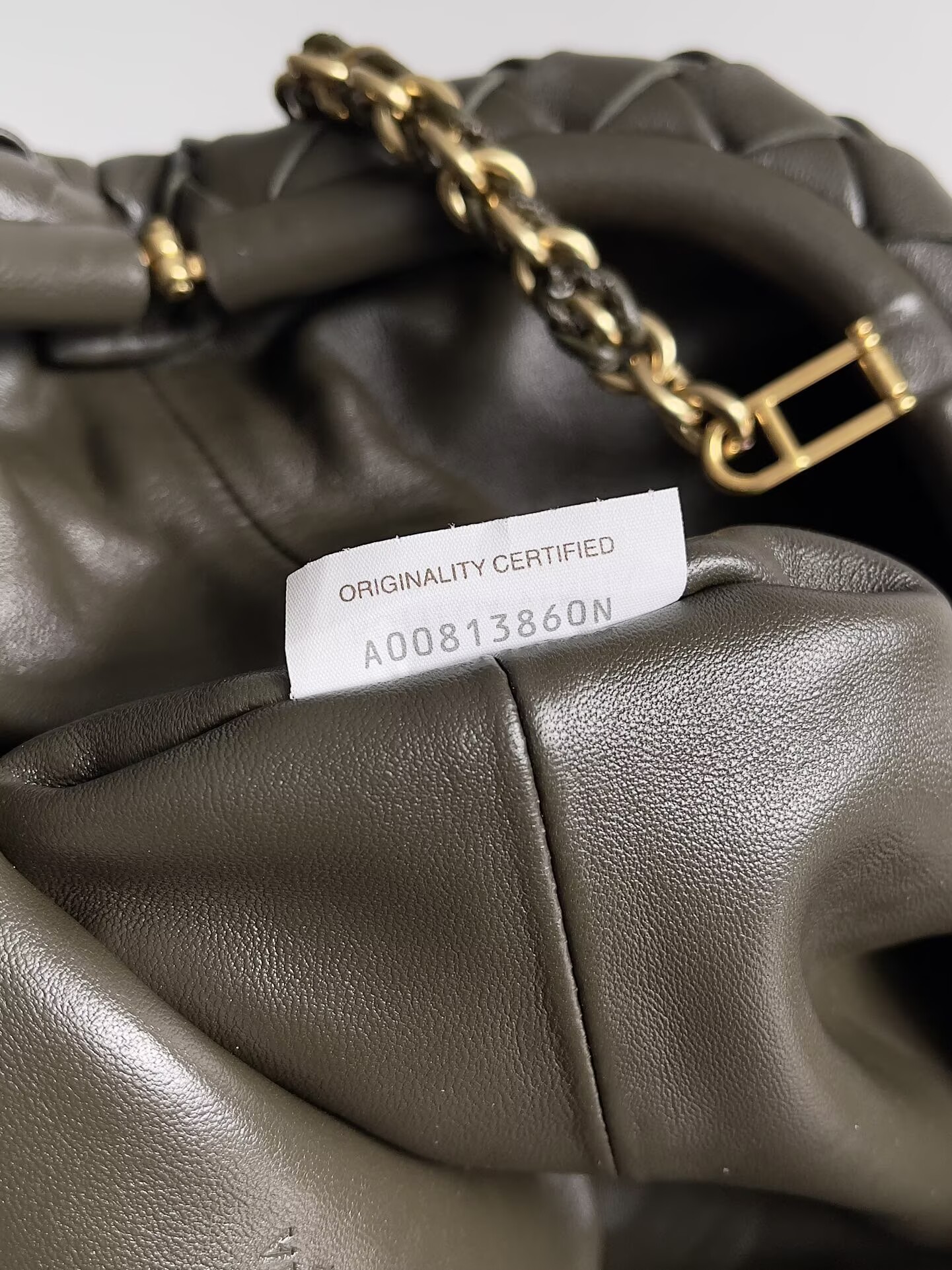 Bottega Veneta Lauren 1980 785807 Khaki Green Bottega Veneta Lauren 1980 785807 Khaki Green