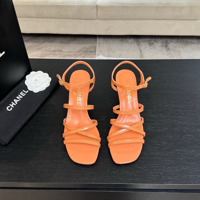 Chanel Sandals Patent Calfskin G46902-3