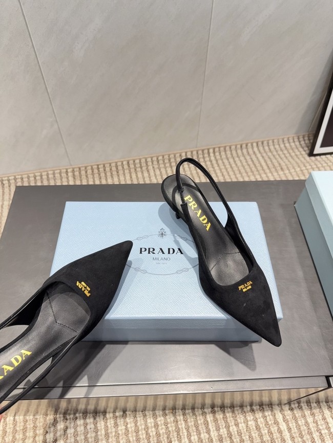 Prada leather slingback pumps 1I901M-4