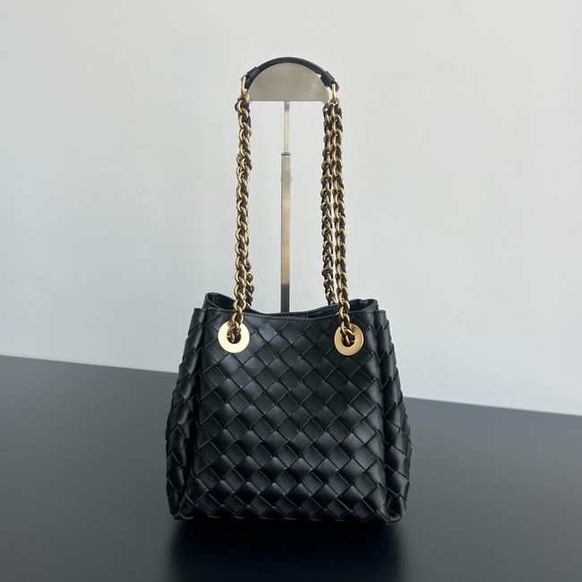 Bottega Veneta Small Parachute Chain 817175 black