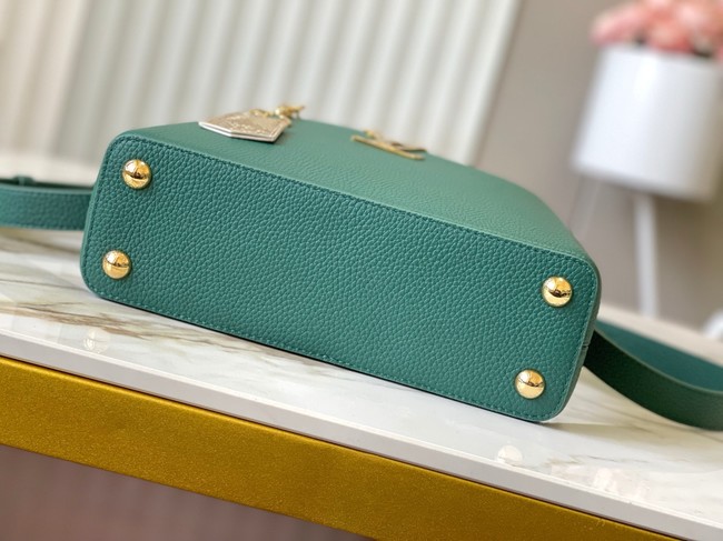 Louis Vuitton Capucines BB M89369 green&gold Snake skin