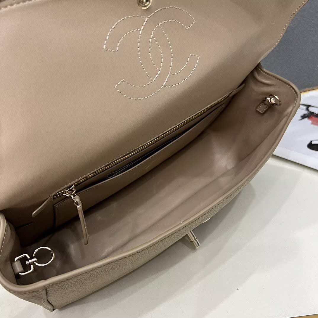 Chanel 26SS Original Leather Tote Shopping Bag 1A013 Gray