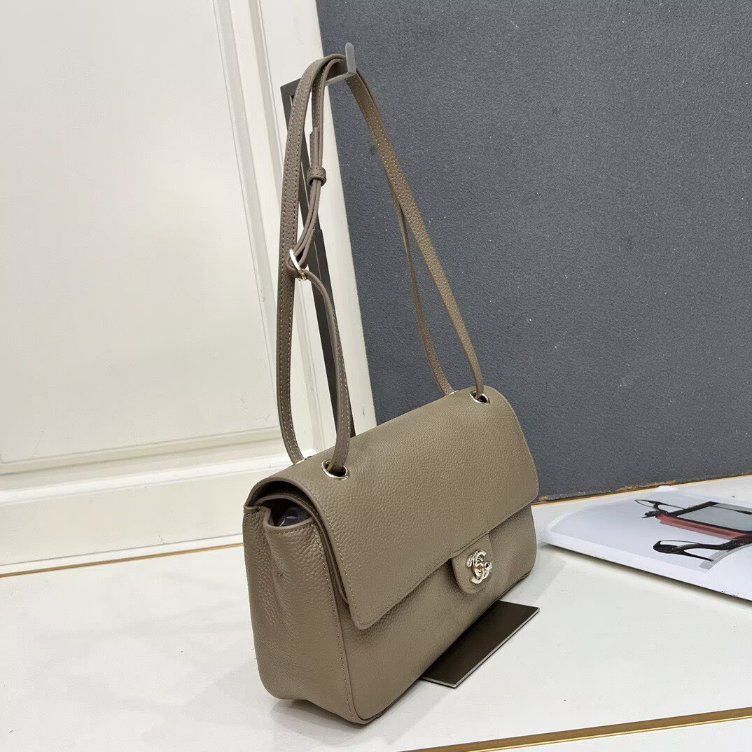 Chanel 26SS Original Leather Tote Shopping Bag 1A013 Gray