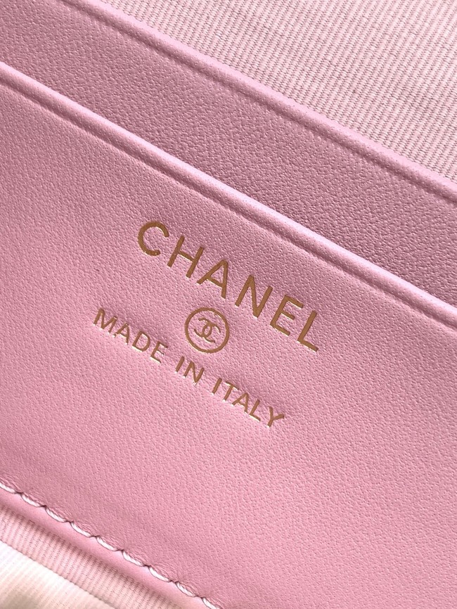 Chanel Vanity with Chain 26C Oil-tanned leather AP4936 pink