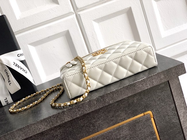 Chanel Vanity with Chain 26C Oil-tanned leather AP4936 white
