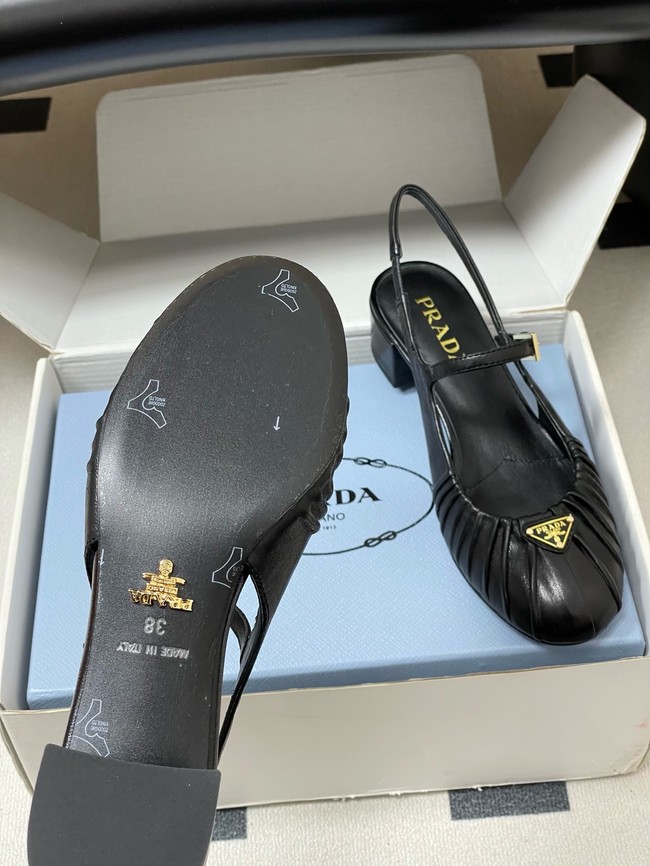 PRADA leather slingback Sandals 21056-1