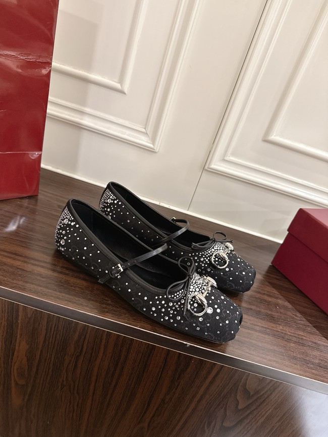 GUCCI Womens Vittoria ballerina 21068-2