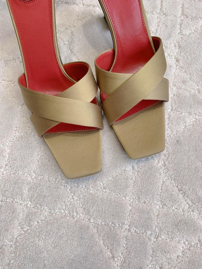 Saint Laurent CHANDELLE mules in satin crepe 15518-2