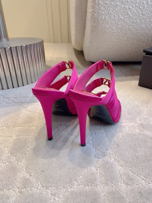 Saint Laurent EMILIE mules in satin crepe G1097-1