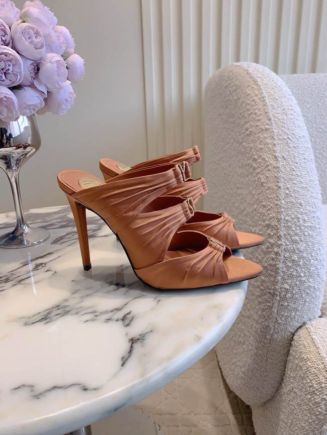 Saint Laurent EMILIE mules in satin crepe G1097-3