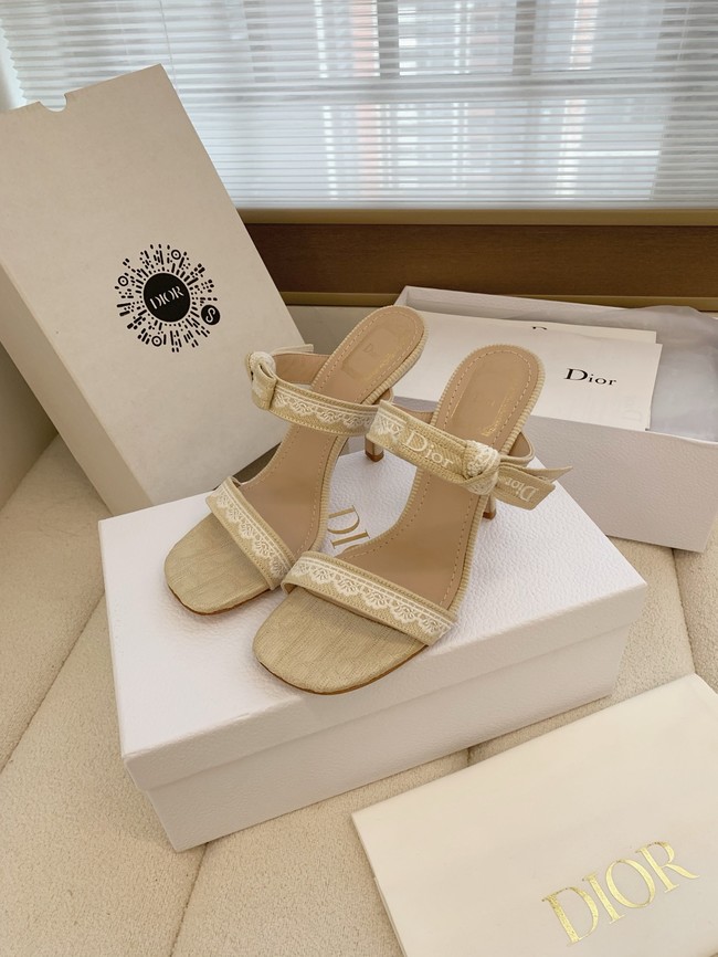 Dior Heeled Sandal Lambskin 10CM 55744-1
