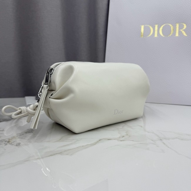 Dior Bow Pouch Supple Lambskin S3900PQ Latte