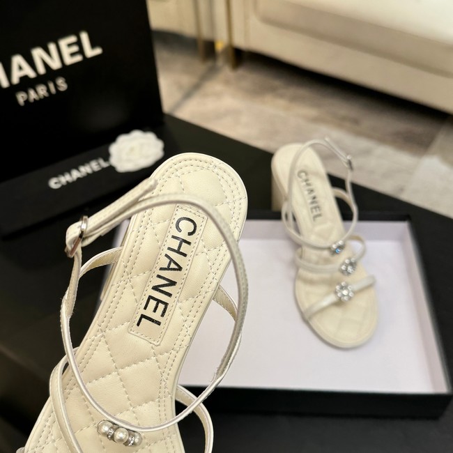 Chanel Sandals Laminated Lambskin 95mm G46964-1