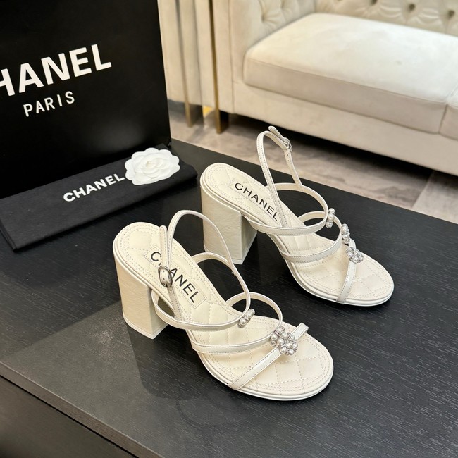 Chanel Sandals Laminated Lambskin 95mm G46964-1