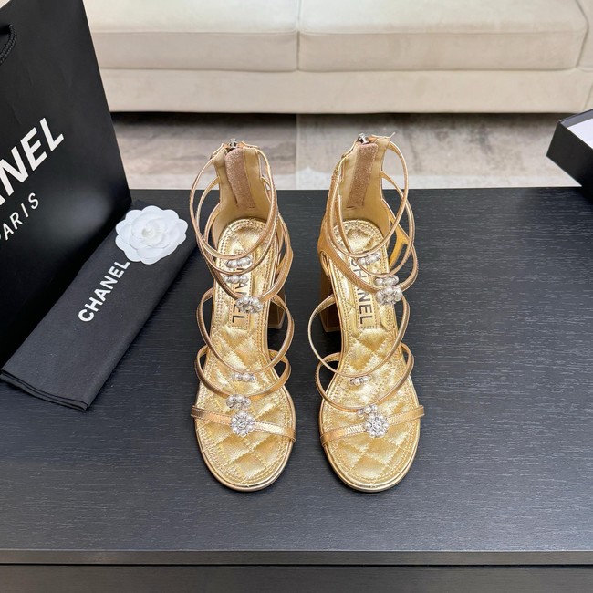 Chanel Sandals Laminated Lambskin 95mm G46999-1