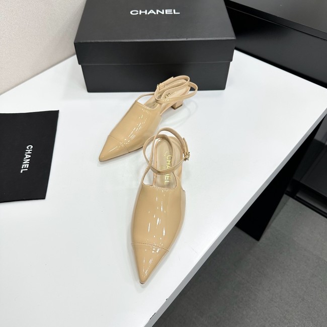 Chanel Slingbacks Patent Calfskin G47054-1