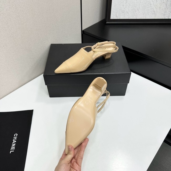 Chanel Slingbacks Patent Calfskin G47054-1