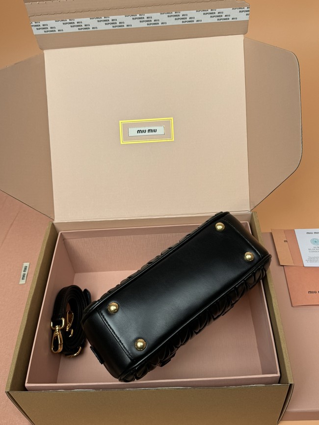 MIUMIU Arcadie quilted soft lamb leather handbag 5BB142-7