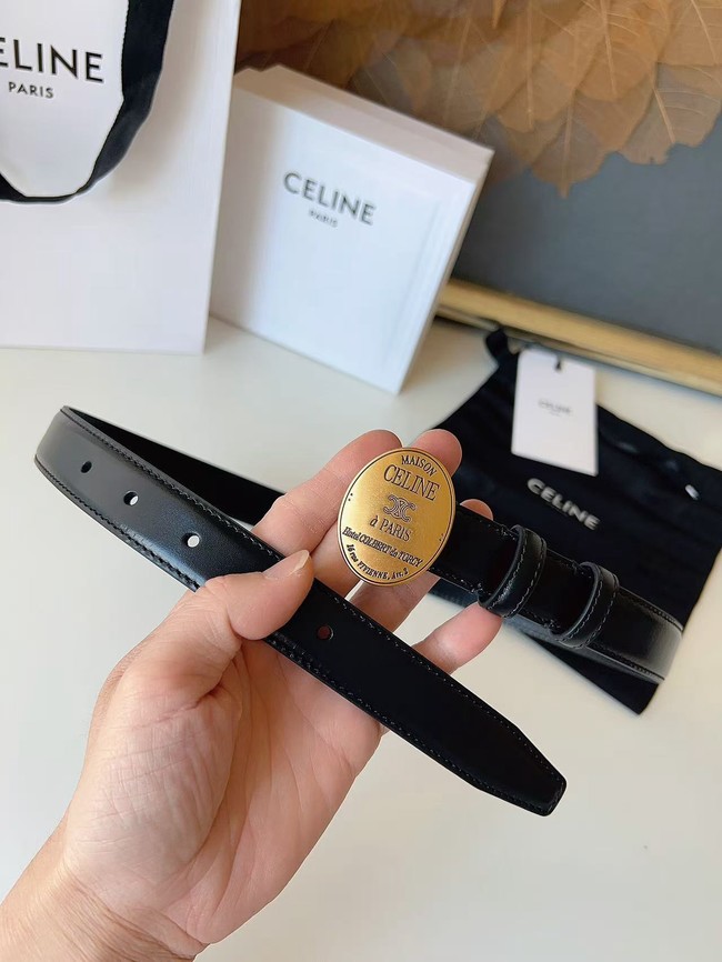 Celine Thin Plate Belt IN 25MM Taurillon Leather B10673-2