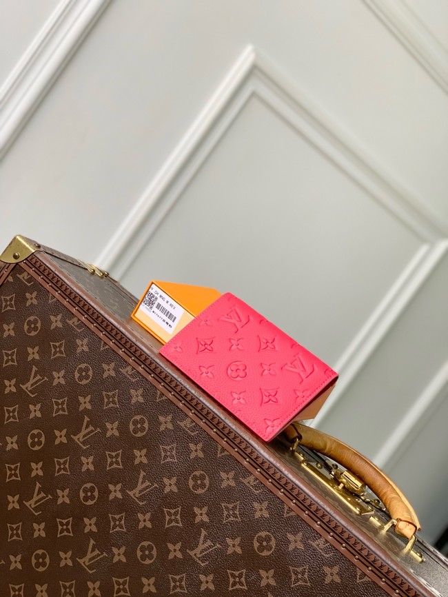Louis Vuitton Passport Cover M27678 red