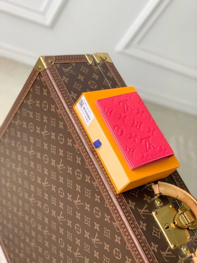 Louis Vuitton Passport Cover M27678 red