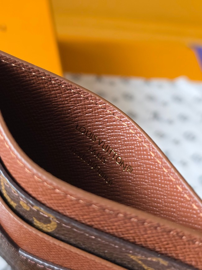 Louis Vuitton Double Card Holder M28233 brown
