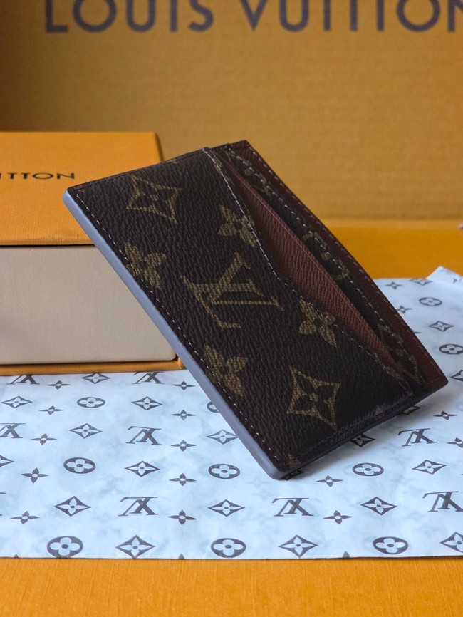 Louis Vuitton Double Card Holder M28233 brown