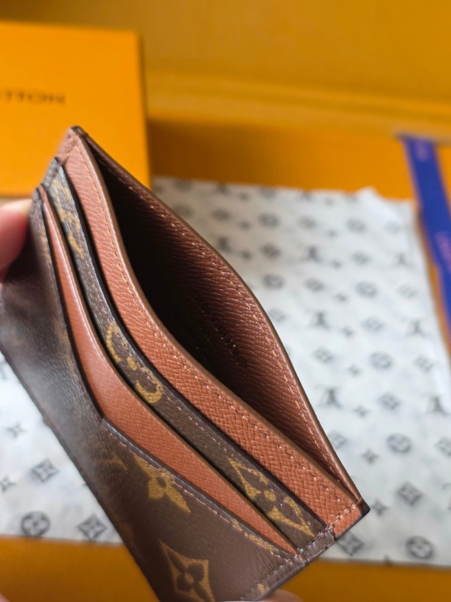 Louis Vuitton Double Card Holder M28233 brown