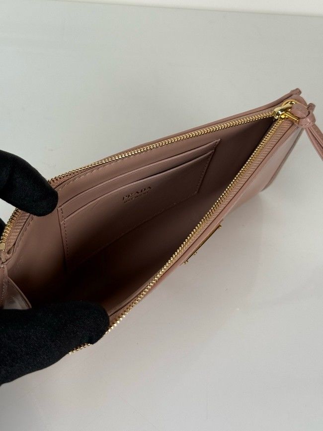 Prada Leather pouch 1MB051 pink