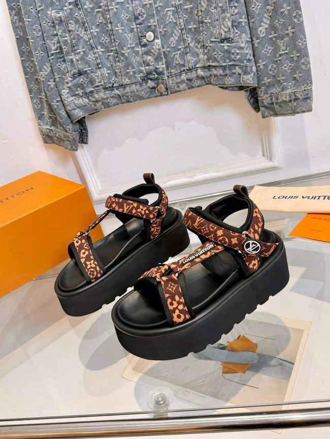 Louis Vuitton Sandals 6CM 69007-2 Louis Vuitton Sandals 6CM 69007-2