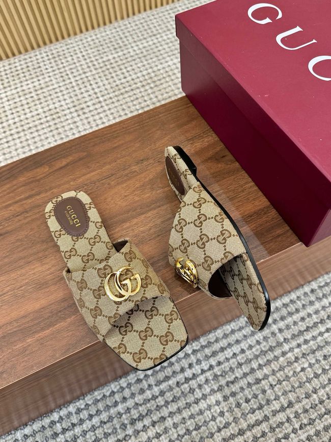 Gucci Womens slide sandal with Double G 69027-6 Gucci Womens slide sandal with Double G 69027-6