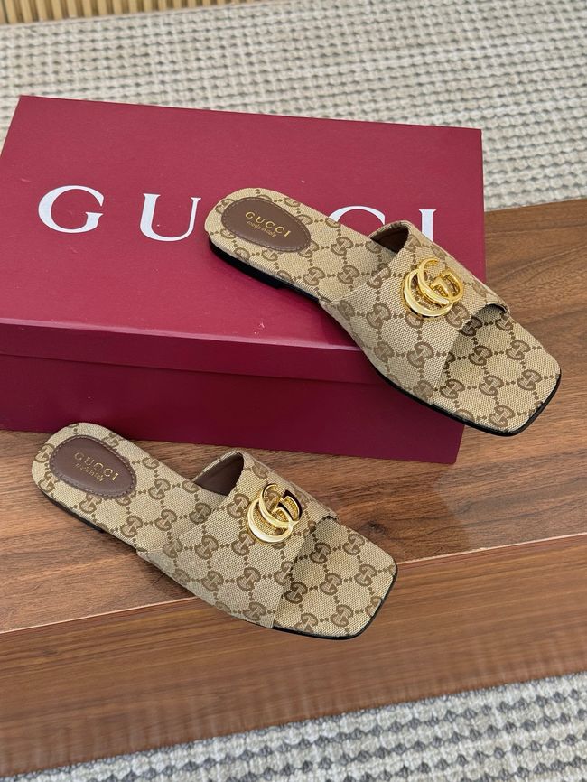 Gucci Womens slide sandal with Double G 69027-6 Gucci Womens slide sandal with Double G 69027-6