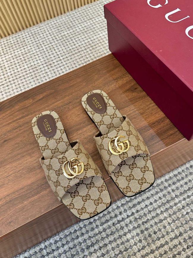 Gucci Womens slide sandal with Double G 69027-6 Gucci Womens slide sandal with Double G 69027-6