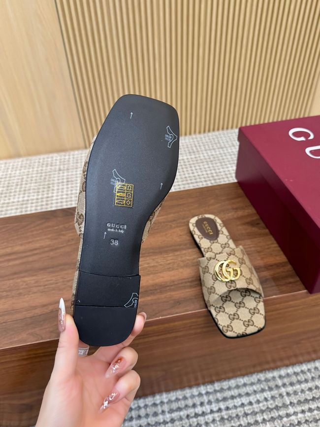 Gucci Womens slide sandal with Double G 69027-6 Gucci Womens slide sandal with Double G 69027-6