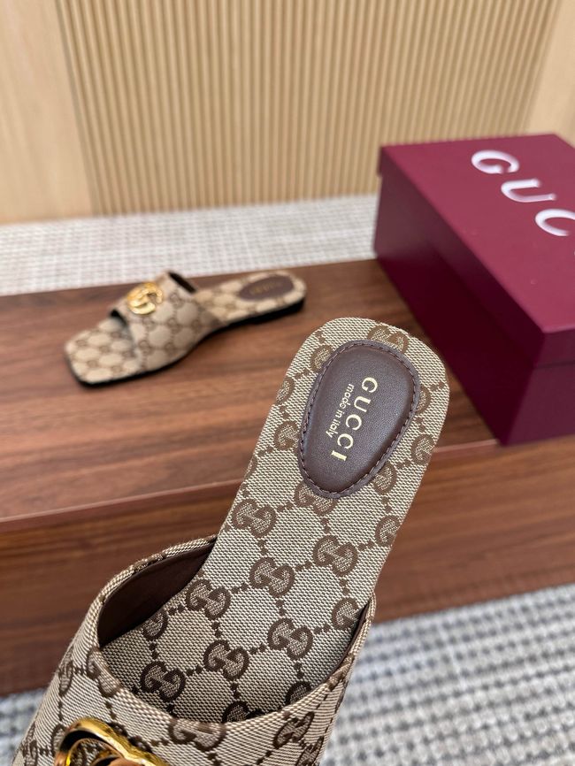 Gucci Womens slide sandal with Double G 69027-6 Gucci Womens slide sandal with Double G 69027-6