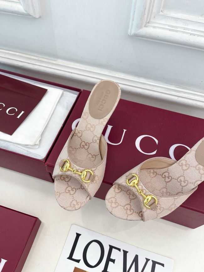 GUCCI Womens slide sandal 7.5cm 65091-4 GUCCI Womens slide sandal 7.5cm 65091-4