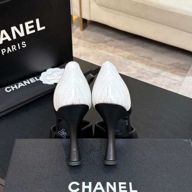 Chanel Lambskin Mary Janes high heels 8.5CM G47287-4 Chanel Lambskin Mary Janes high heels 8.5CM G47287-4