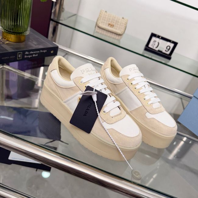 Prada Downtown Bold Re-Nylon and suede sneakers 1E792M-3 Prada Downtown Bold Re-Nylon and suede sneakers 1E792M-3