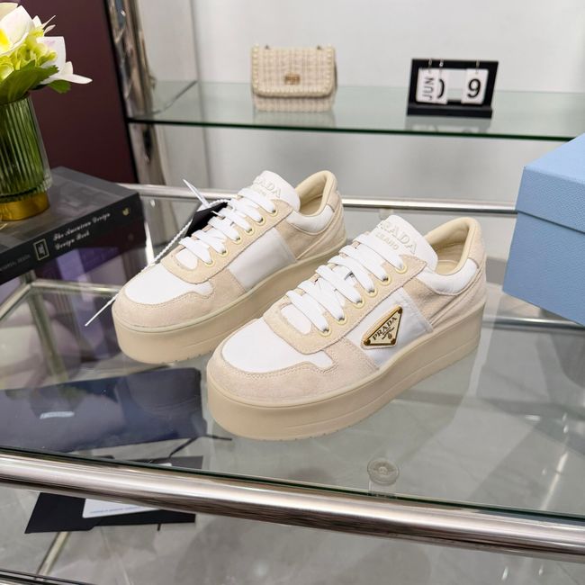 Prada Downtown Bold Re-Nylon and suede sneakers 1E792M-3 Prada Downtown Bold Re-Nylon and suede sneakers 1E792M-3