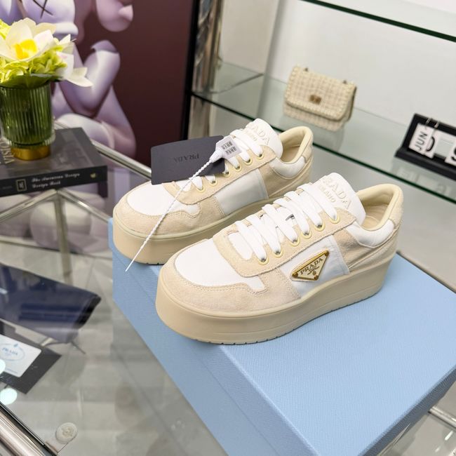 Prada Downtown Bold Re-Nylon and suede sneakers 1E792M-3 Prada Downtown Bold Re-Nylon and suede sneakers 1E792M-3