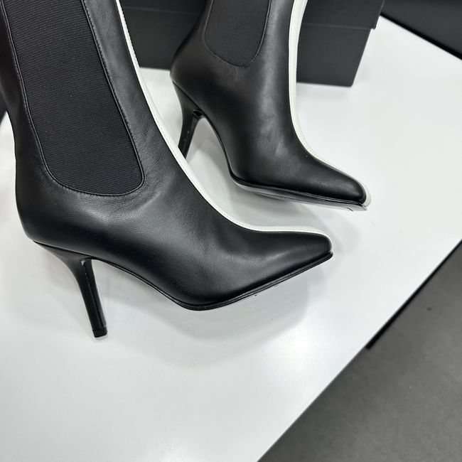 Chanel Mid-Calf Boots Calfskin 64178-2 Chanel Mid-Calf Boots Calfskin 64178-2