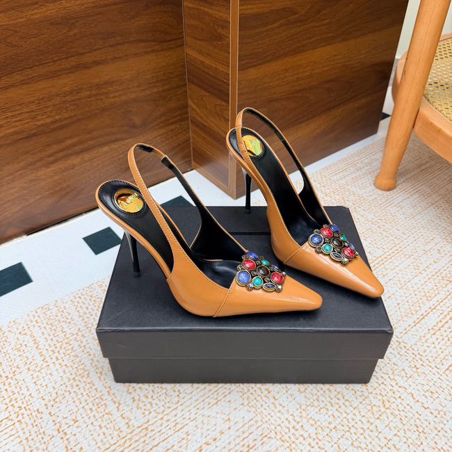 Saint Laurent slingback pumps 10.5CM 64257-2 Saint Laurent slingback pumps 10.5CM 64257-2