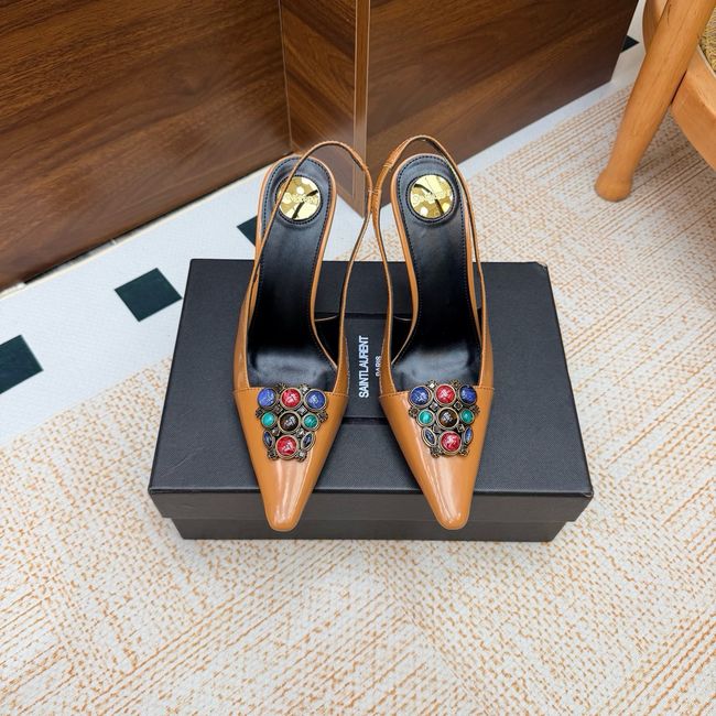 Saint Laurent slingback pumps 10.5CM 64257-2 Saint Laurent slingback pumps 10.5CM 64257-2