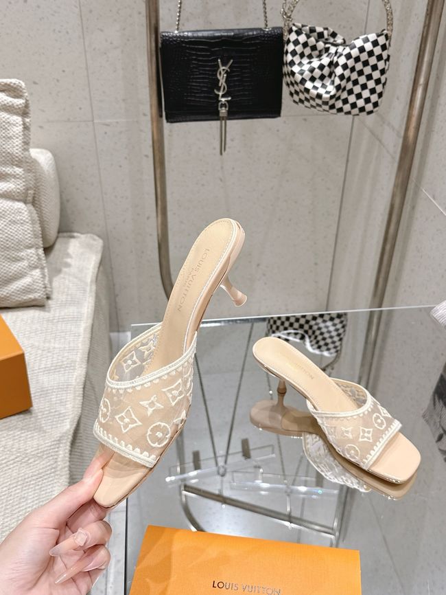 Louis Vuitton Gala Mule 5.5CM 65265-4 Louis Vuitton Gala Mule 5.5CM 65265-4