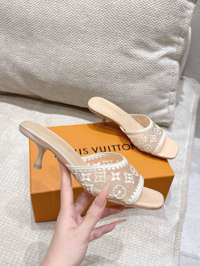 Louis Vuitton Gala Mule 5.5CM 65265-4 Louis Vuitton Gala Mule 5.5CM 65265-4