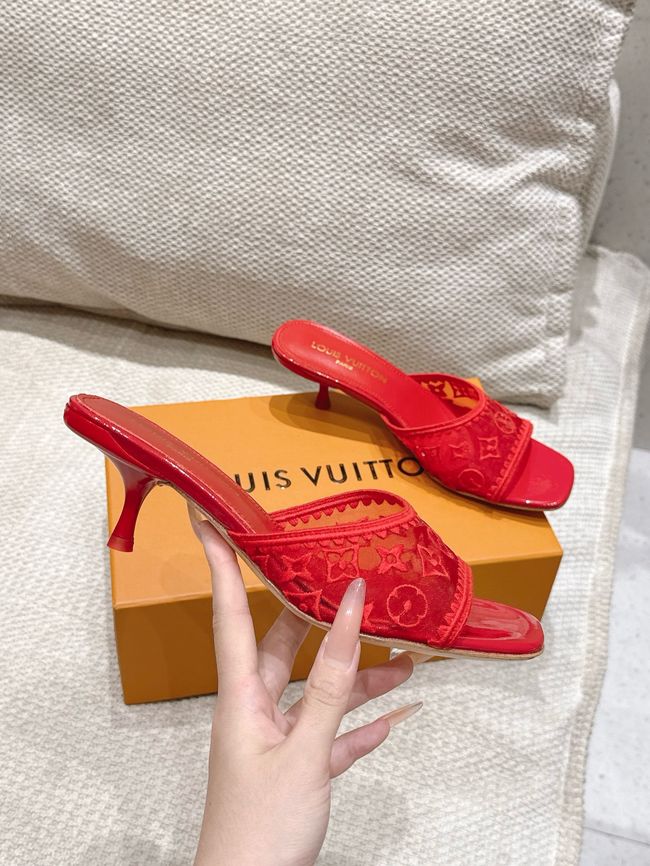 Louis Vuitton Gala Mule 5.5CM 65265-7 Louis Vuitton Gala Mule 5.5CM 65265-7